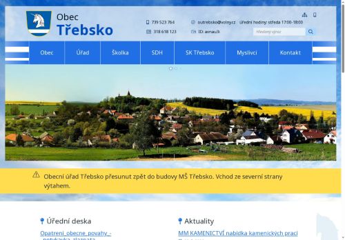 Zobrazit webové stránky Obecní úřad Třebsko