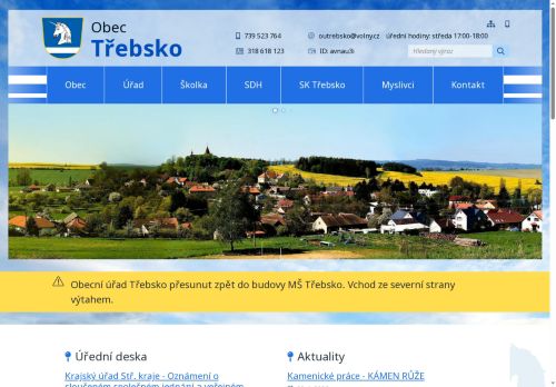 Zobrazit webové stránky Obecní úřad Třebsko