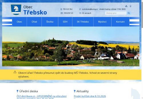 Zobrazit webové stránky Obecní úřad Třebsko