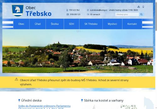 Zobrazit webové stránky Obecní úřad Třebsko
