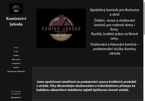 Zobrazit webové stránky Komíny jahoda