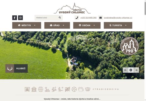 Zobrazit webové stránky Úřad městyse Vysoký Chlumec