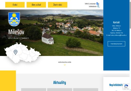 Zobrazit webové stránky Obecní úřad Milešov