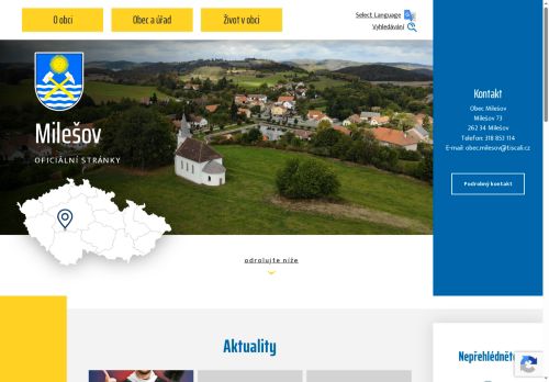 Zobrazit webové stránky Obecní úřad Milešov