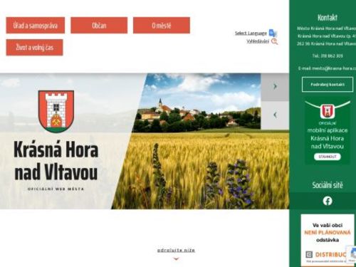 Městský úřad Krásná Hora nad Vltavou