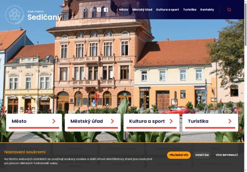 Zobrazit webové stránky Městský úřad Sedlčany
