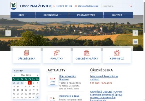 Zobrazit webové stránky Obecní úřad Nalžovice