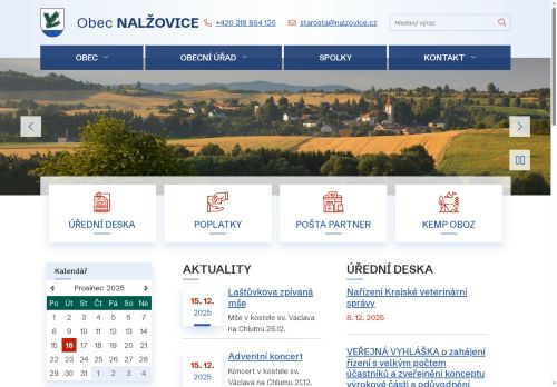 Zobrazit webové stránky Obecní úřad Nalžovice