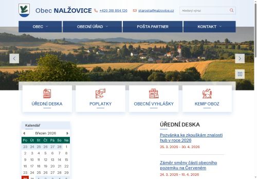 Zobrazit webové stránky Obecní úřad Nalžovice