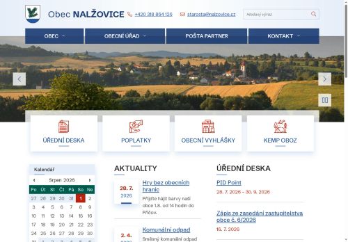 Zobrazit webové stránky Obecní úřad Nalžovice