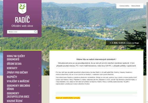 Zobrazit webové stránky Obecní úřad Radíč