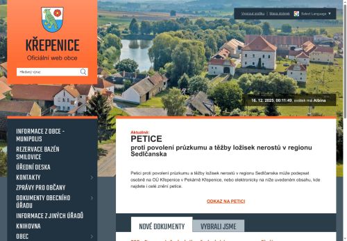 Zobrazit webové stránky Obecní úřad Křepenice