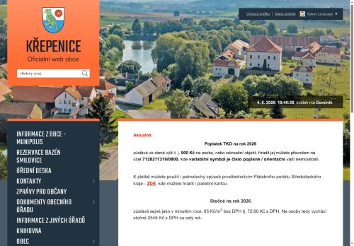 Zobrazit webové stránky Obecní úřad Křepenice