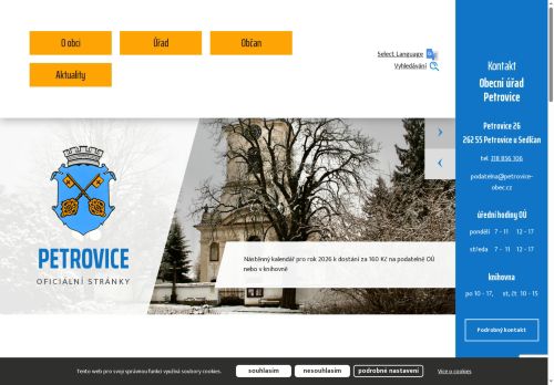 Zobrazit webové stránky Obecní úřad Petrovice