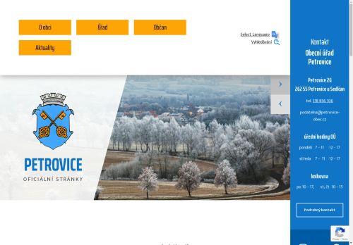 Zobrazit webové stránky Obecní úřad Petrovice