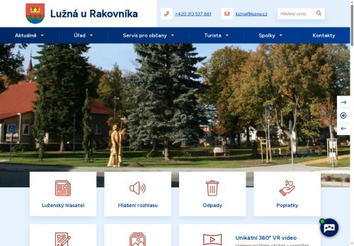 Zobrazit webové stránky Obecní úřad Lužná
