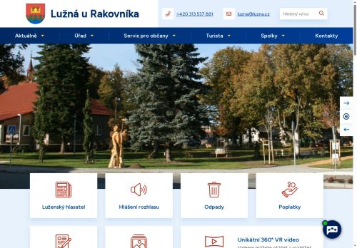 Zobrazit webové stránky Obecní úřad Lužná