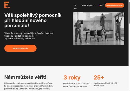 Máme Lidi s.r.o. nabízí práci na pozici Pomocní uklízeči v obci Praha