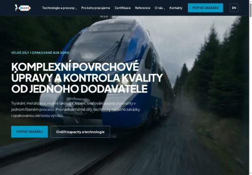 Webové stránky IMAKS CZ Company s.r.o., Plzeň