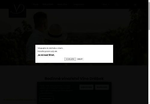 Zobrazit webové stránky Víno Drábek - malé rodinné vinařství z Čejkovic