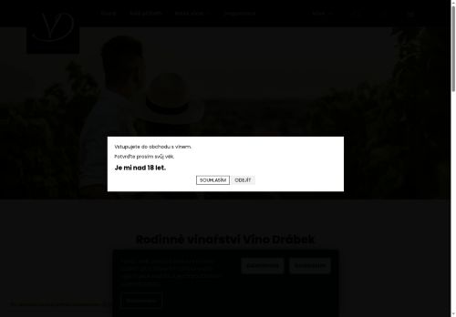 Zobrazit webové stránky Víno Drábek - malé rodinné vinařství z Čejkovic