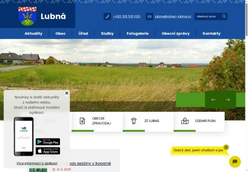 Zobrazit webové stránky Obecní úřad Lubná