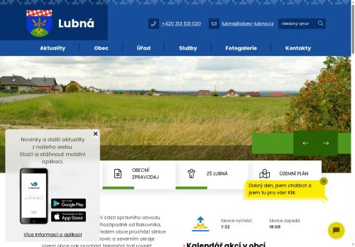 Zobrazit webové stránky Obecní úřad Lubná