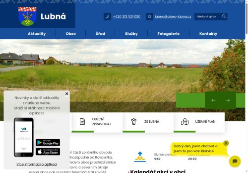 Zobrazit webové stránky Obecní úřad Lubná