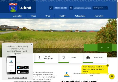 Zobrazit webové stránky Obecní úřad Lubná