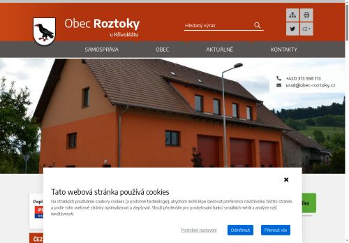 Zobrazit webové stránky Obecní úřad Roztoky