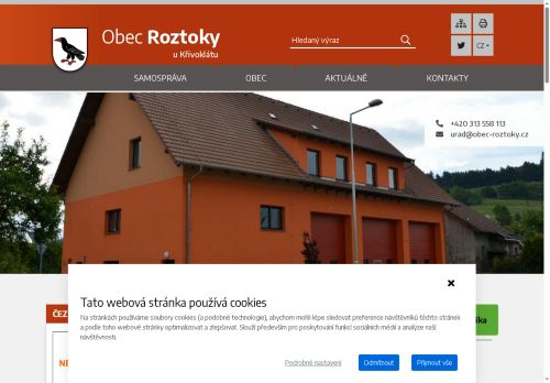 Zobrazit webové stránky Obecní úřad Roztoky