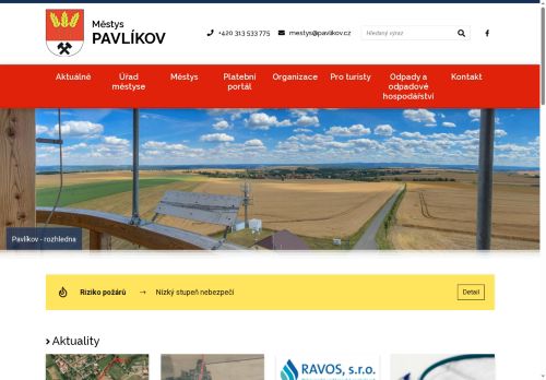 Zobrazit webové stránky Úřad městyse Pavlíkov
