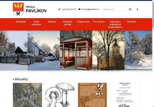 Zobrazit webové stránky Úřad městyse Pavlíkov