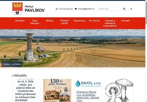 Zobrazit webové stránky Úřad městyse Pavlíkov