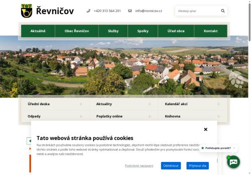 Zobrazit webové stránky Obecní úřad Řevničov