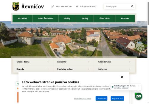 Zobrazit webové stránky Obecní úřad Řevničov