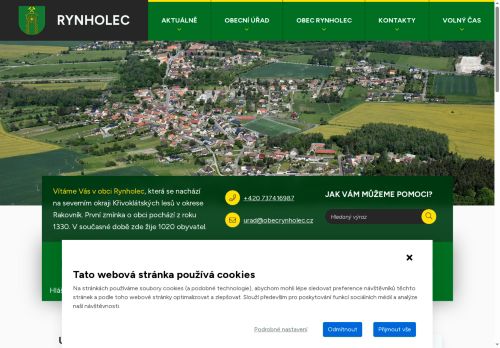Zobrazit webové stránky Obecní úřad Rynholec