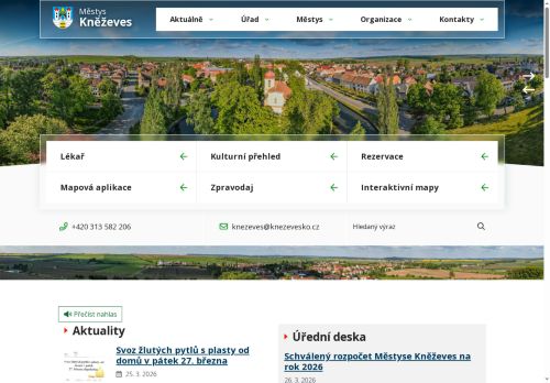 Zobrazit webové stránky Úřad městyse Kněževes