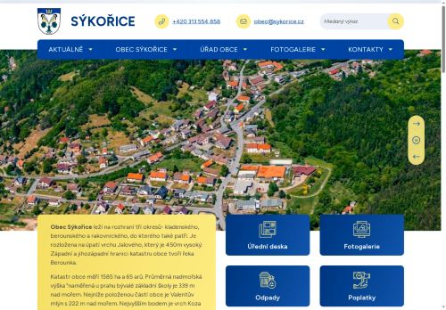 Zobrazit webové stránky Obecní úřad Sýkořice