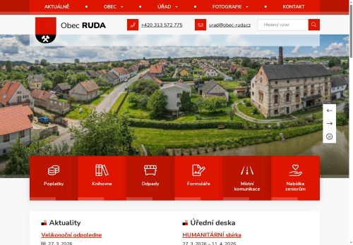Zobrazit webové stránky Obecní úřad Ruda