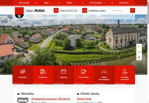Zobrazit webové stránky Obecní úřad Ruda