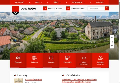 Zobrazit webové stránky Obecní úřad Ruda