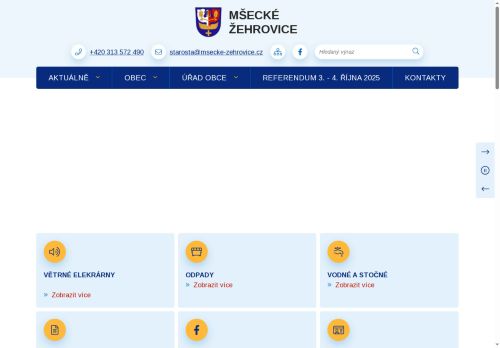 Zobrazit webové stránky Obecní úřad Mšecké Žehrovice