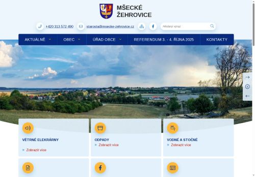 Zobrazit webové stránky Obecní úřad Mšecké Žehrovice