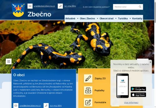 Zobrazit webové stránky Obecní Úřad Zbečno
