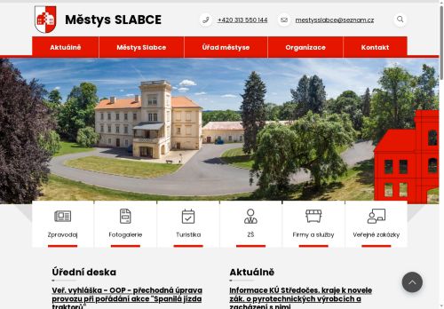 Zobrazit webové stránky Úřad městyse Slabce