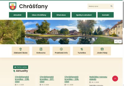 Zobrazit webové stránky Obecní úřad Chrášťany