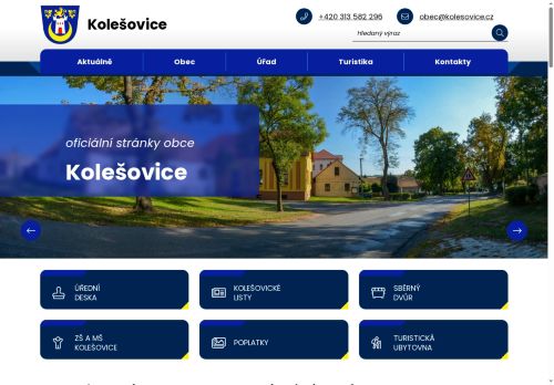 Zobrazit webové stránky Obecní úřad Kolešovice