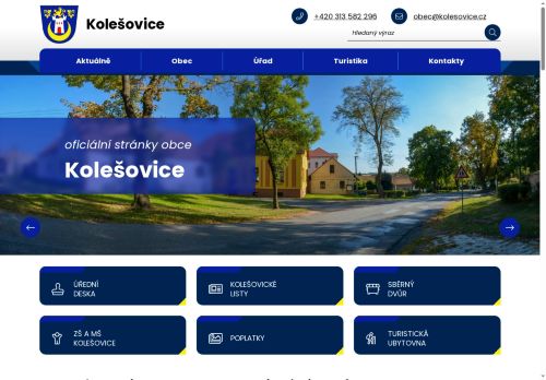 Zobrazit webové stránky Obecní úřad Kolešovice