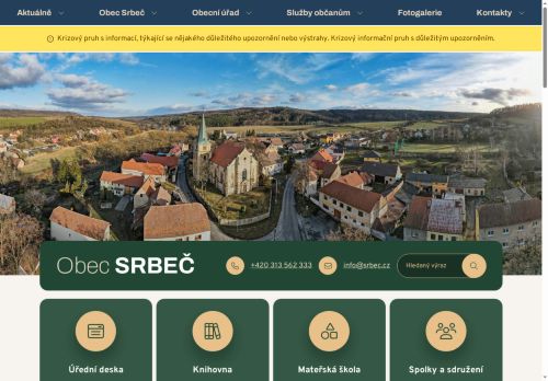 Zobrazit webové stránky Obecní úřad Srbeč